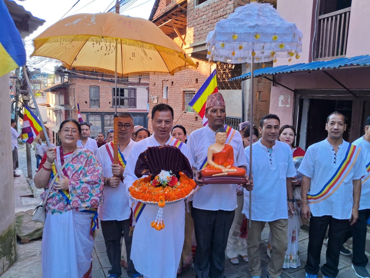 पाल्पामा बौद्ध परम्पराअनुसार ‘कथिन चीवर दान उत्सव’ सम्पन्न