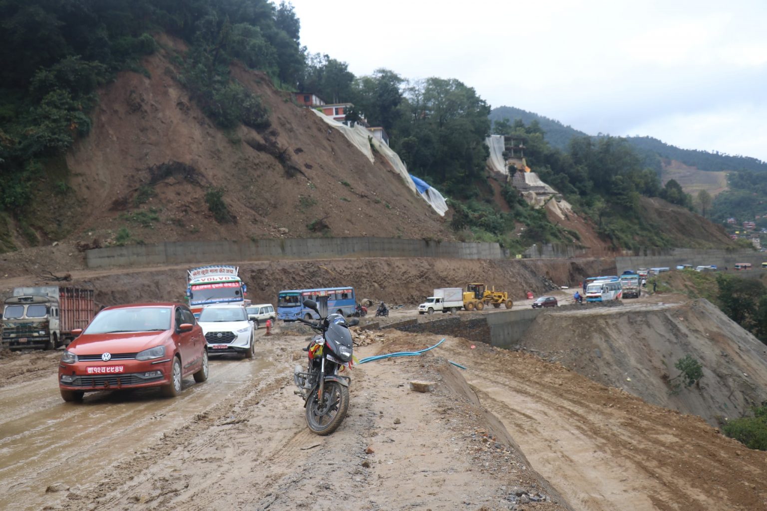 साँगा सडकको अवस्था